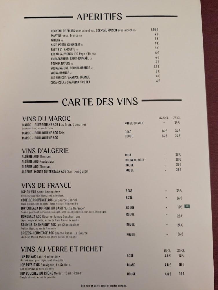 L'Étoile Kabyle - Menu Image 3